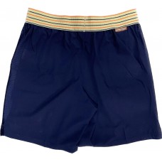 SHORTS DUPLO LACOSTE ROLAND GARROS - AZUL/LARANJA